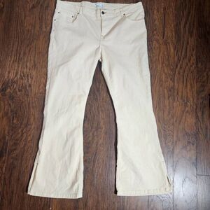 ASOS Flared Jeans in Cream